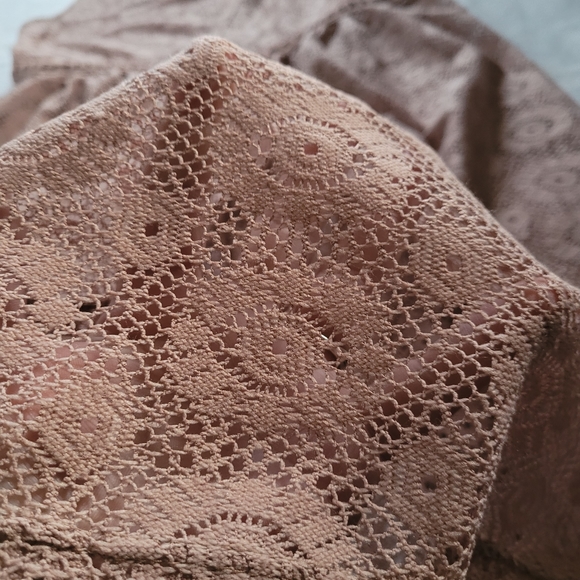 🔵 3/$30 PAINTED THREADS Sleeveless Cardigan Sheer Sweater - Picture 7 of 13